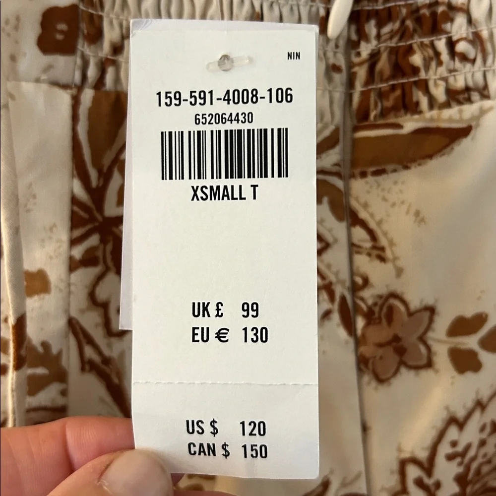 Abercrombie & Fitch Brown Floral Dress